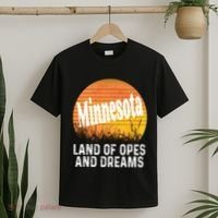 Minnesota Land Of Opes And Dreams Ope Sunset Field Funny T-Shirt thumb 2