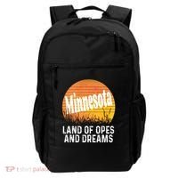 Minnesota Land Of Opes And Dreams Ope Sunset Field Funny Backpack thumb 0