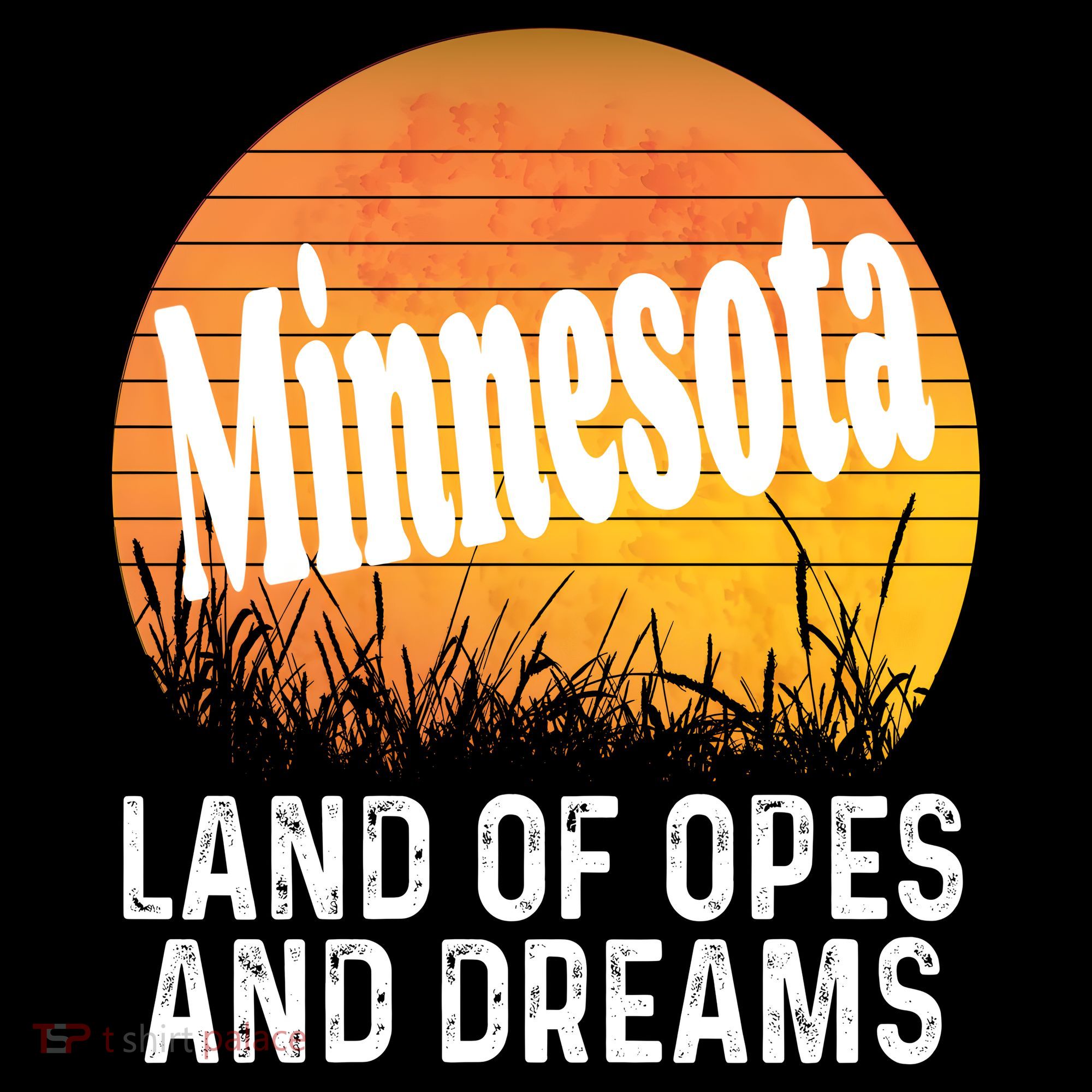 Minnesota Land Of Opes And Dreams Ope Sunset Field Funny Coffee Mug