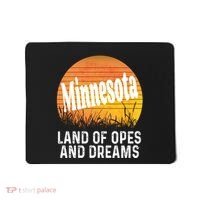 Minnesota Land Of Opes And Dreams Ope Sunset Field Funny Mousepad thumb 0