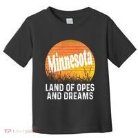 Minnesota Land Of Opes And Dreams Ope Sunset Field Funny Toddler T-Shirt thumb 0
