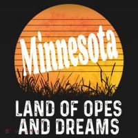 Minnesota Land Of Opes And Dreams Ope Sunset Field Funny Visor thumb 3