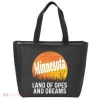 Minnesota Land Of Opes And Dreams Ope Sunset Field Funny Tote Bag thumb 0