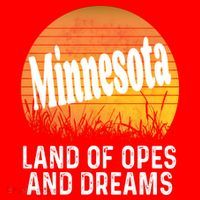 Minnesota Land Of Opes And Dreams Ope Sunset Field Funny Santa Hat thumb 1