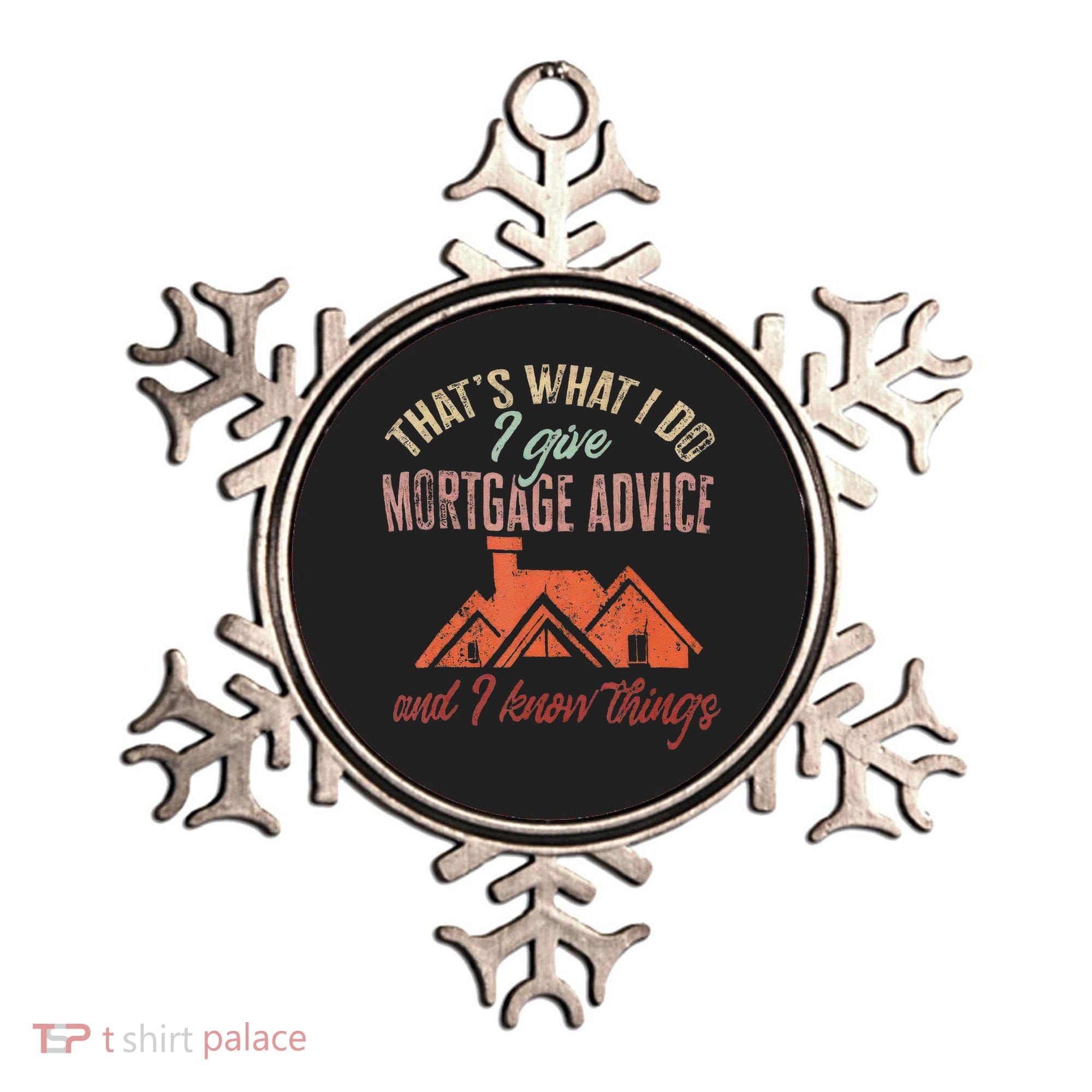 Mortgage Loan Officer Give Mortgage Advice And I Ornament