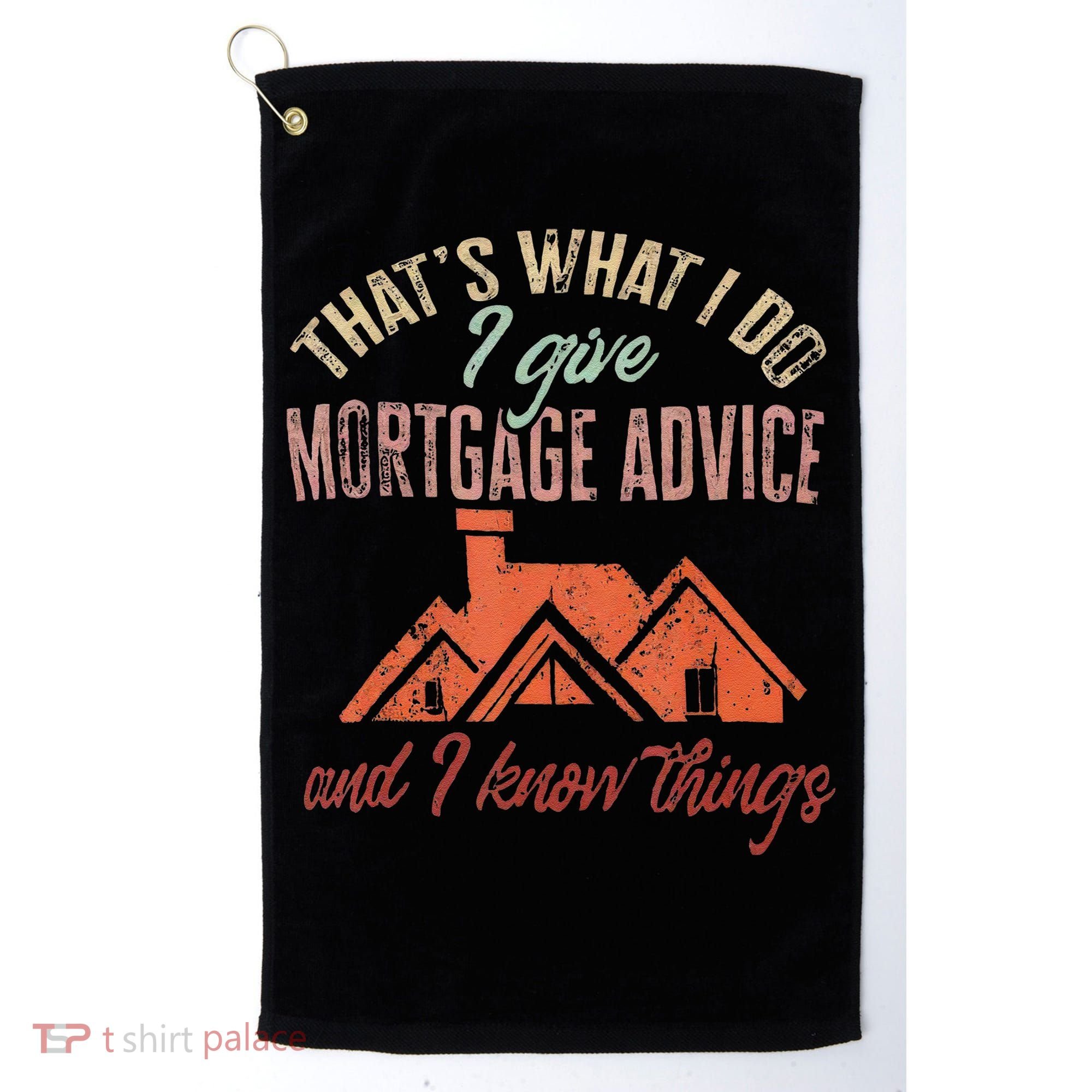 Mortgage Loan Officer Give Mortgage Advice And I Golf Towel