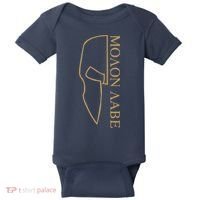 Molon Labe Outlined Baby Bodysuit thumb 0