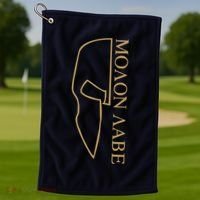 Molon Labe Outlined Golf Towel thumb 1