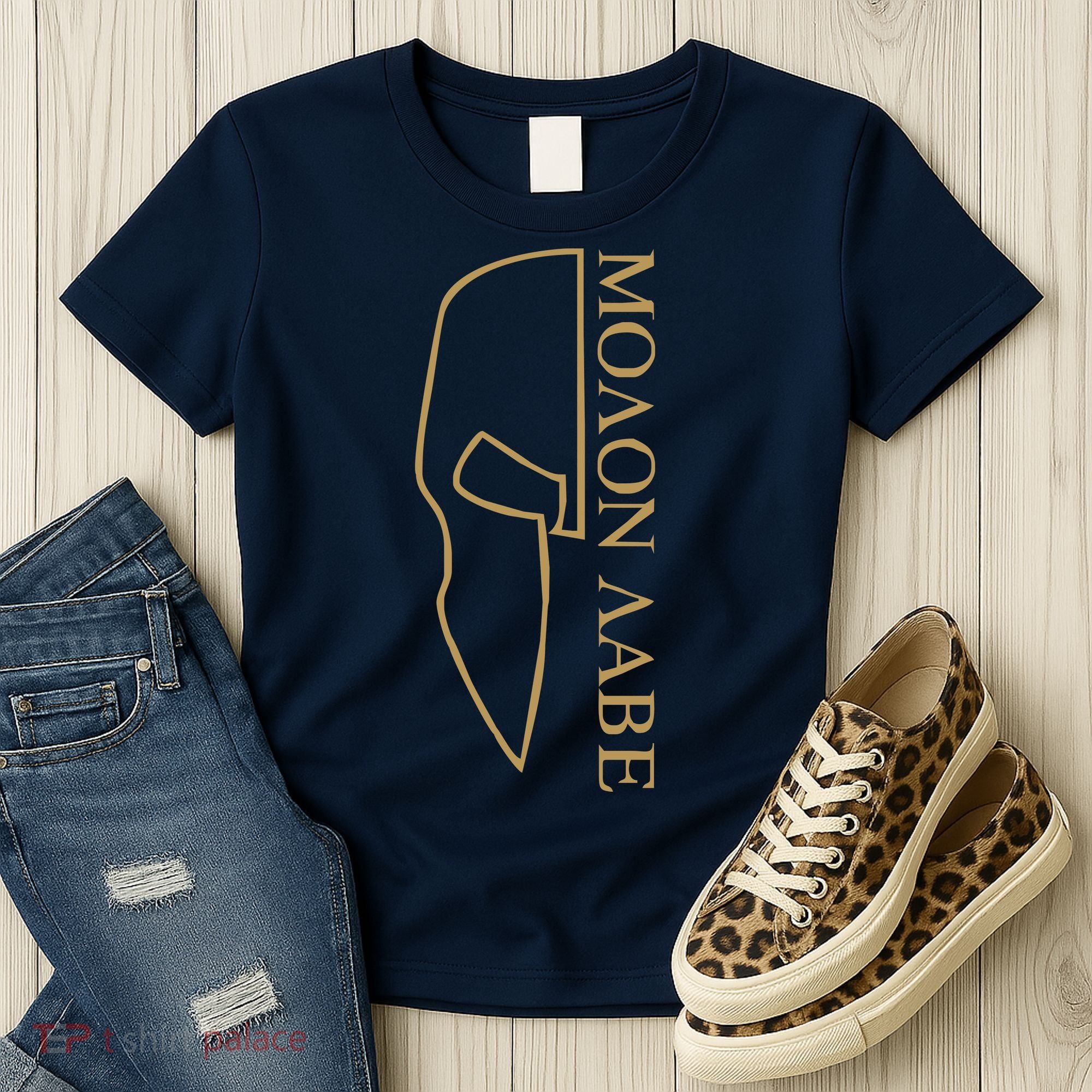 Molon Labe Outlined Women's T-Shirt
