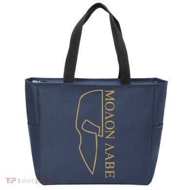 Molon Labe Outlined Tote Bag