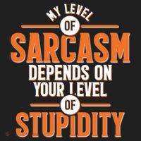 My Level Of Sarcasm Depends On Your Level Of Stupidity Hat thumb 2