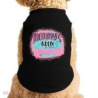 MommyS Little Princess Happy Mothers Day Gift Doggie Tank thumb 0