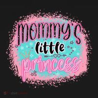 MommyS Little Princess Happy Mothers Day Gift Flat Bill Trucker Hat thumb 2