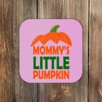 Mommys Little Pumpkin Halloween Cute Coaster thumb 0