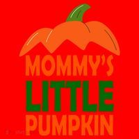 Mommys Little Pumpkin Halloween Cute Santa Hat thumb 1