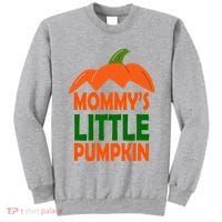 Mommys Little Pumpkin Halloween Cute Tall Sweatshirt thumb 0