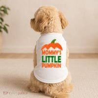 Mommys Little Pumpkin Halloween Cute Doggie Tank thumb 2