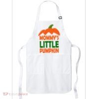 Mommys Little Pumpkin Halloween Cute Apron thumb 0