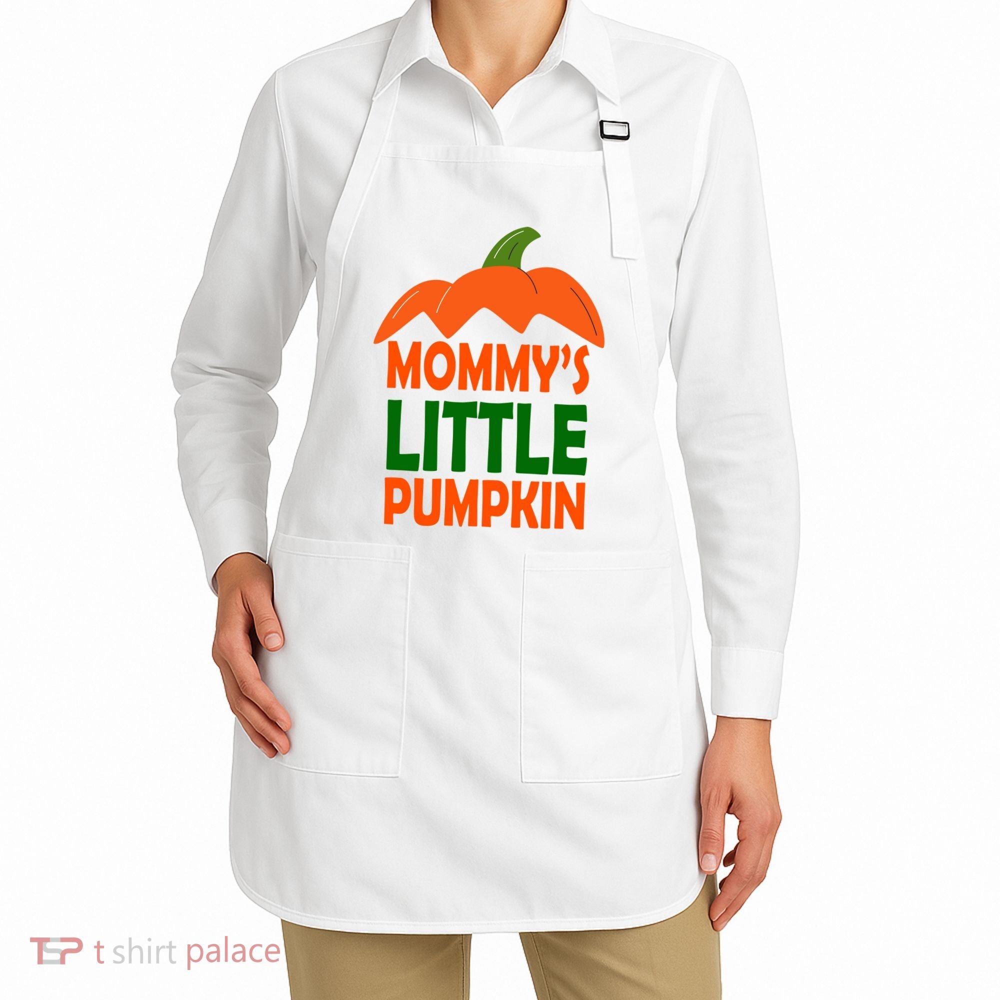 Mommys Little Pumpkin Halloween Cute Apron