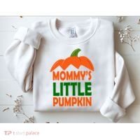 Mommys Little Pumpkin Halloween Cute Sweatshirt thumb 2