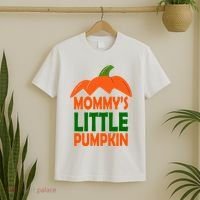 Mommys Little Pumpkin Halloween Cute T-Shirt thumb 2