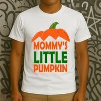 Mommys Little Pumpkin Halloween Cute T-Shirt thumb 3