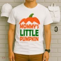 Mommys Little Pumpkin Halloween Cute T-Shirt thumb 6