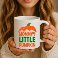 Mommys Little Pumpkin Halloween Cute Coffee Mug thumb 3