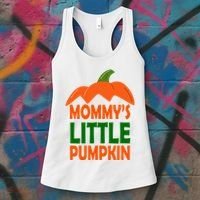 Mommys Little Pumpkin Halloween Cute Women's Tank Top thumb 3