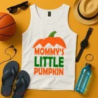 Mommys Little Pumpkin Halloween Cute Tank Top thumb 4