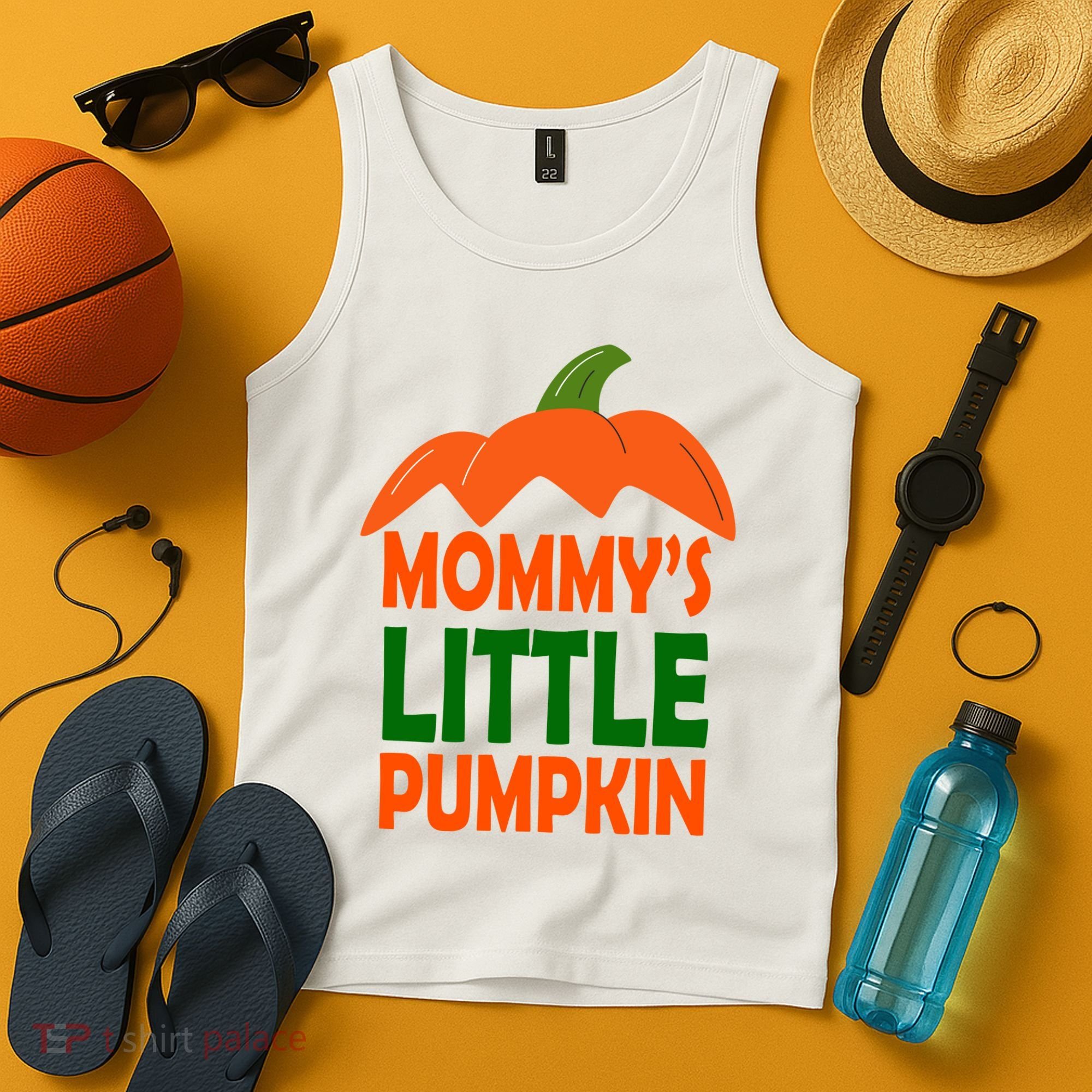 Mommys Little Pumpkin Halloween Cute Tank Top