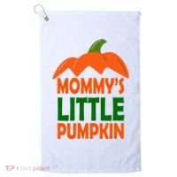 Mommys Little Pumpkin Halloween Cute Golf Towel thumb 0