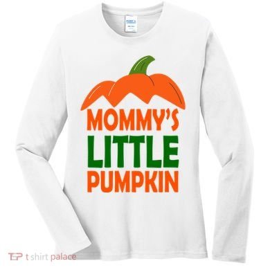Mommys Little Pumpkin Halloween Cute Women's Long Sleeve Shirt