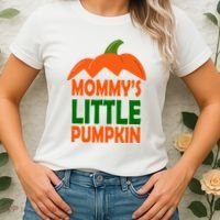 Mommys Little Pumpkin Halloween Cute Women's T-Shirt thumb 2