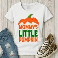 Mommys Little Pumpkin Halloween Cute Women's T-Shirt thumb 3