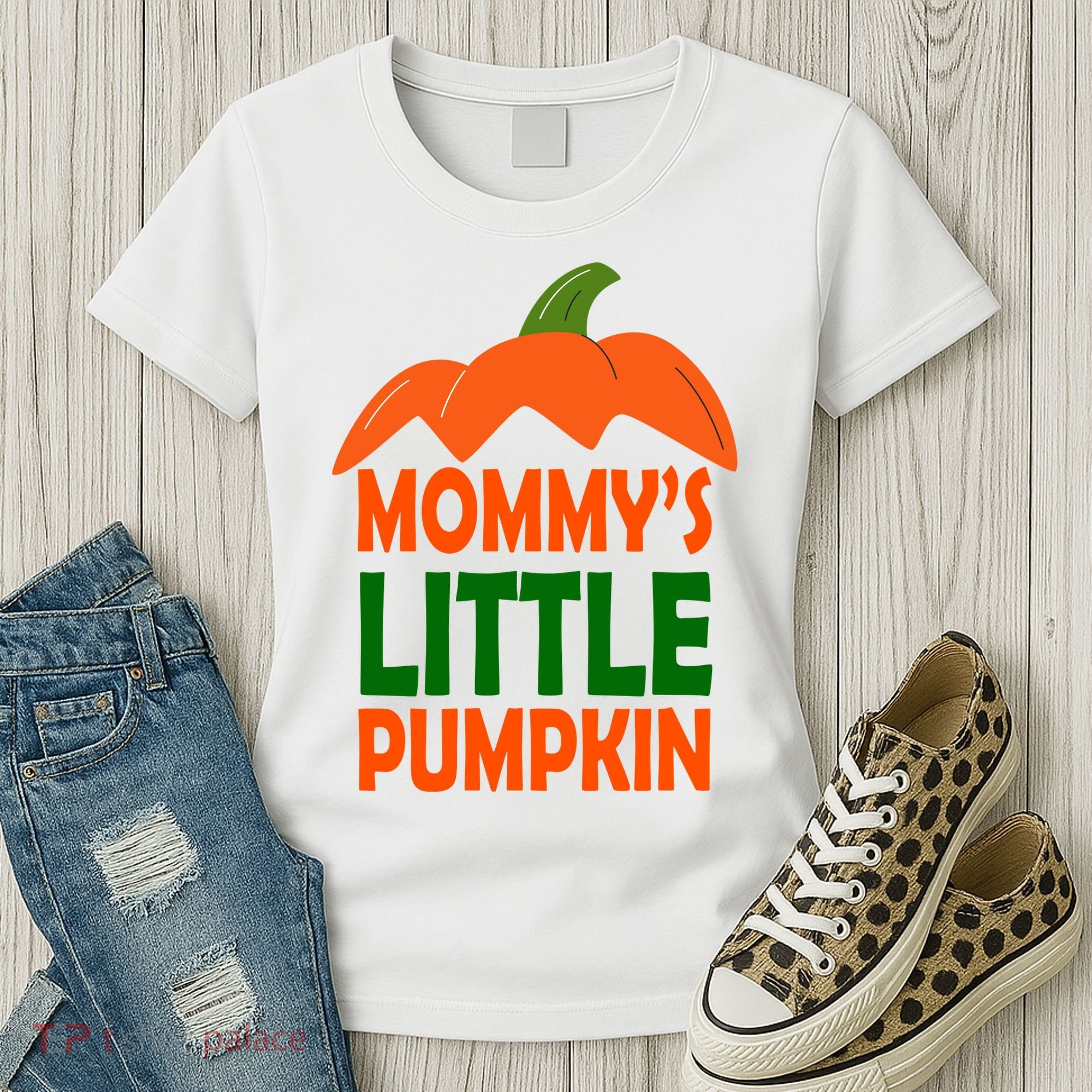 Mommys Little Pumpkin Halloween Cute Women's T-Shirt