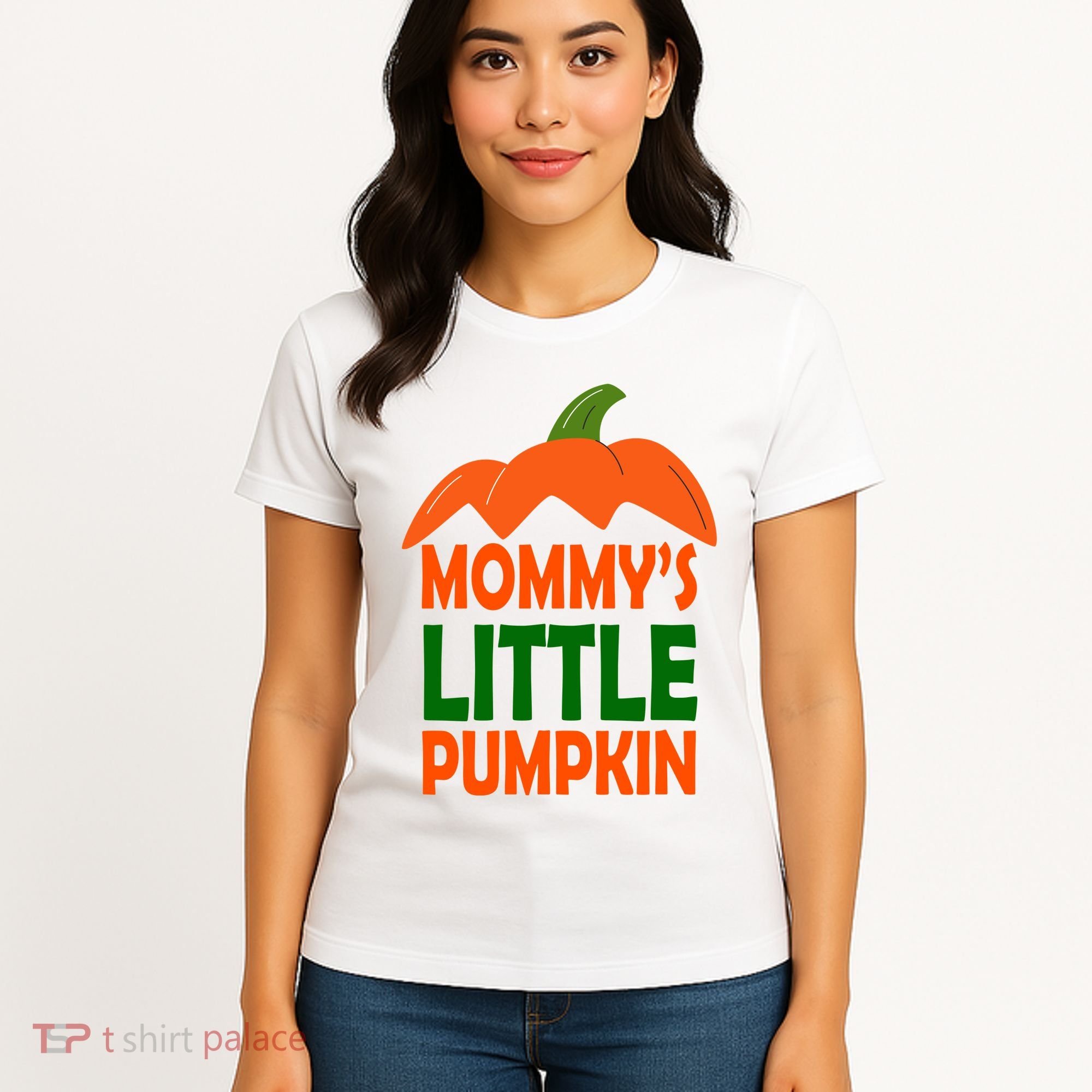 Mommys Little Pumpkin Halloween Cute Women's T-Shirt
