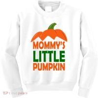 Mommys Little Pumpkin Halloween Cute Kids Sweatshirt thumb 0