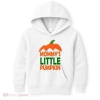Mommys Little Pumpkin Halloween Cute Kids Hoodie thumb 0
