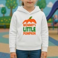 Mommys Little Pumpkin Halloween Cute Kids Hoodie thumb 3