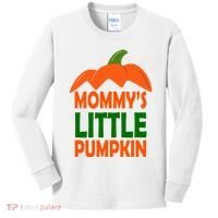 Mommys Little Pumpkin Halloween Cute Kids Long Sleeve Shirt thumb 0