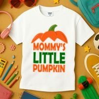 Mommys Little Pumpkin Halloween Cute Kids T-Shirt thumb 3