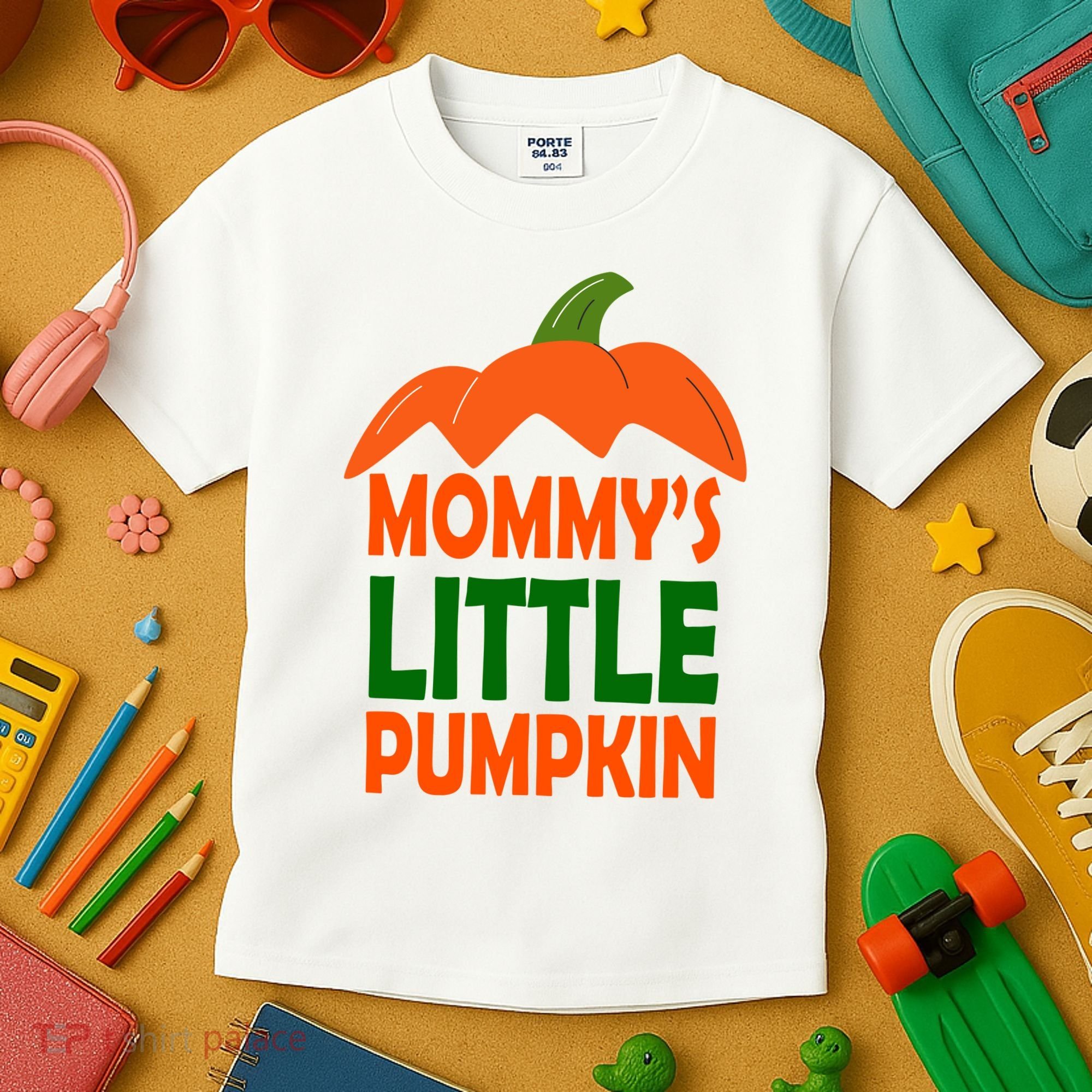Mommys Little Pumpkin Halloween Cute Kids T-Shirt