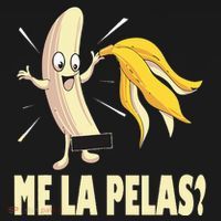 Me La Pelas Funny Quotes In Spanish Sayings Banana Joke Coaster thumb 2
