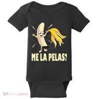 Me La Pelas Funny Quotes In Spanish Sayings Banana Joke Baby Bodysuit thumb 0