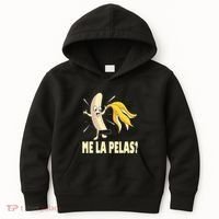 Me La Pelas Funny Quotes In Spanish Sayings Banana Joke Kids Hoodie thumb 0