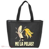 Me La Pelas Funny Quotes In Spanish Sayings Banana Joke Tote Bag thumb 0