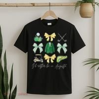 Master Let's Par Golf Tournament Coquette Bow Women T-Shirt thumb 2