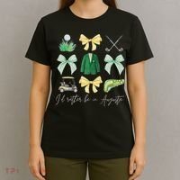 Master Let's Par Golf Tournament Coquette Bow Women T-Shirt thumb 4