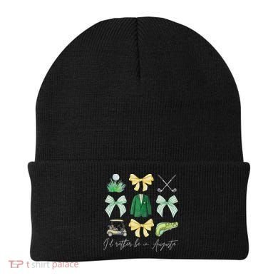 Master Let's Par Golf Tournament Coquette Bow Women Beanie